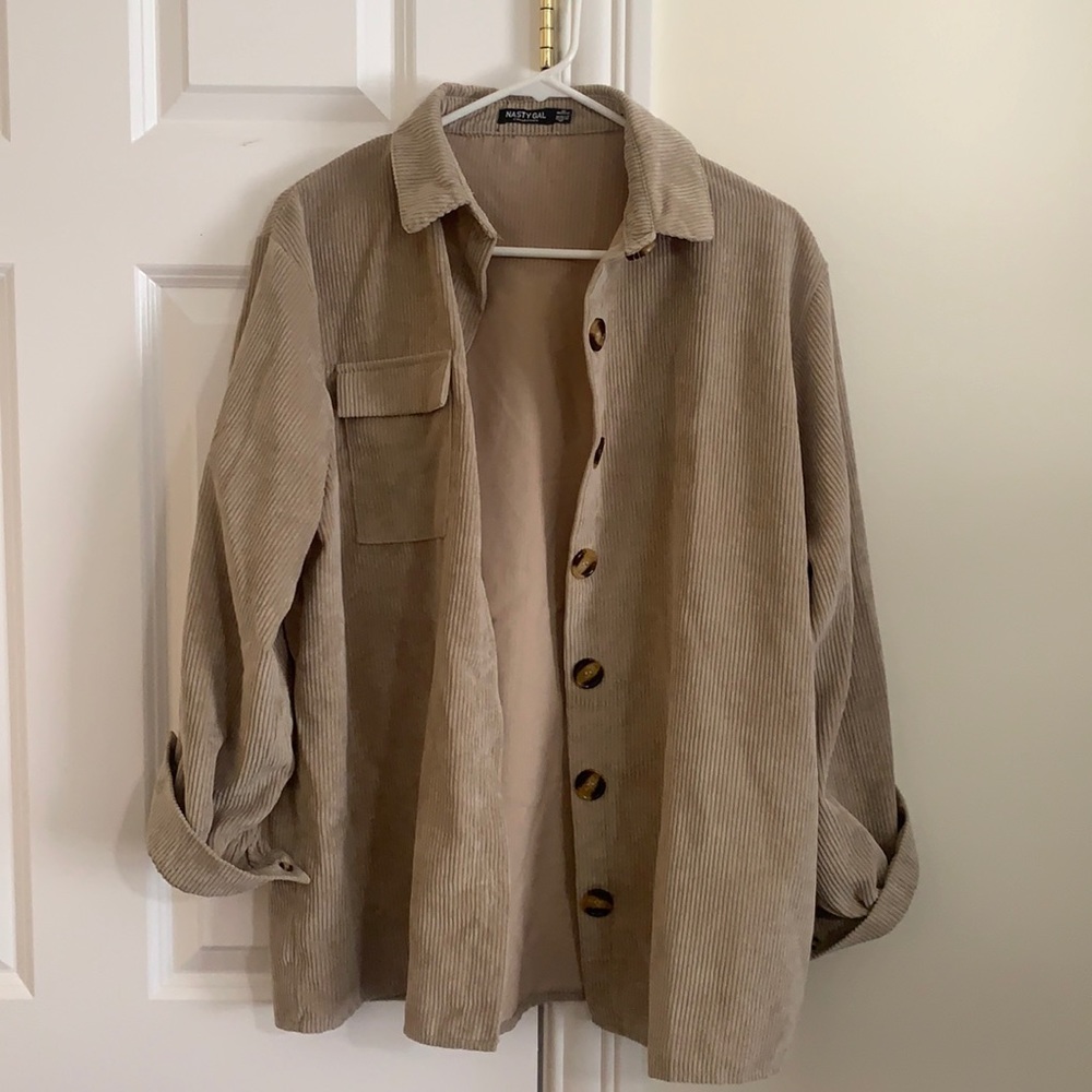 Nasty Gal Corduroy Shacket